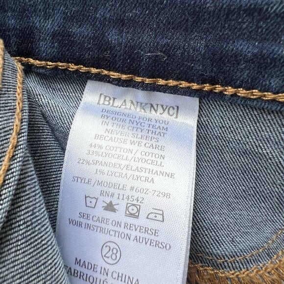 Blank NYC Skinny Mid Rise Jeans size 28 - Picture 7 of 9